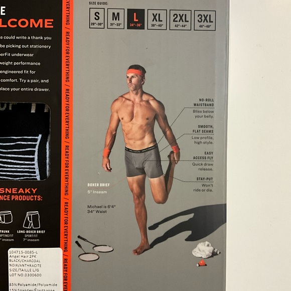 Pair of Thieves Men’s SUPERFIT Angel Hair Boxer Briefs, 2-pack L - Picture 9 of 9